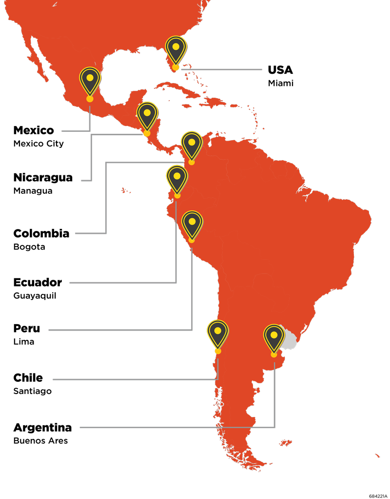 CENTROS DE DISTRIBUCIÓN DE CLOVER - EE.UU. 1Almacenes regionales para un servicio terrestre competitivo